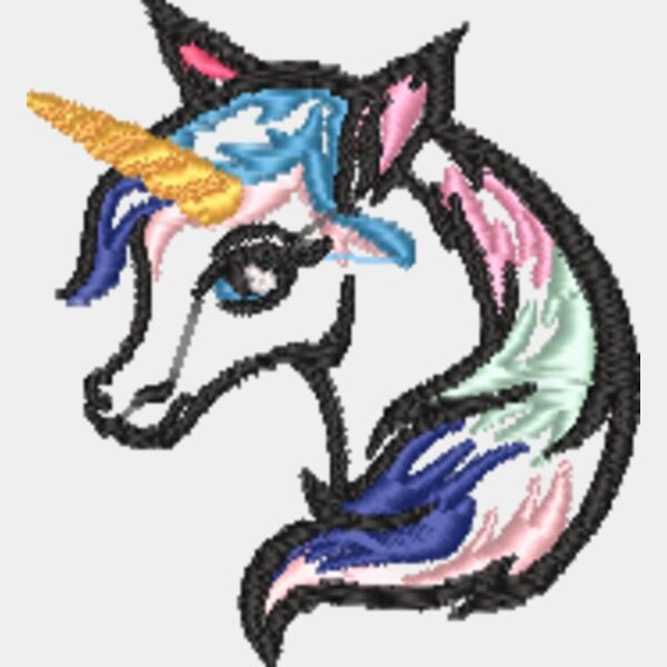 Unicorn face line art Thumbnail