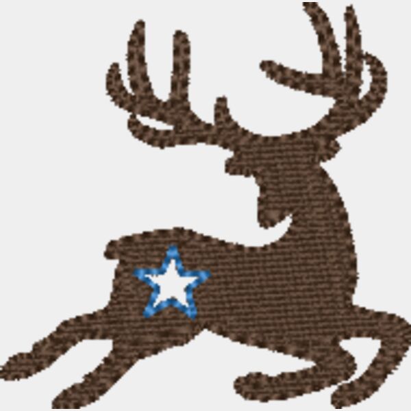 Deer with star silhouette Thumbnail